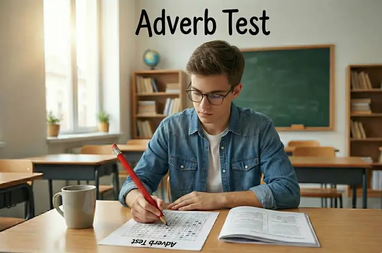 Image of adverb test