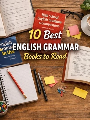 Image of English grammar books