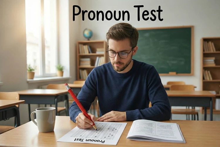 Image of pronoun test