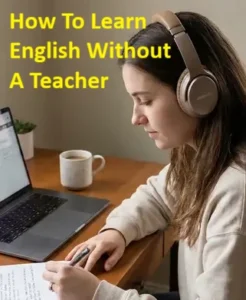 Image showing to learn English without a teacher