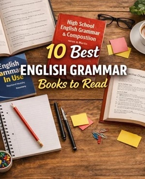 Image of English grammar books