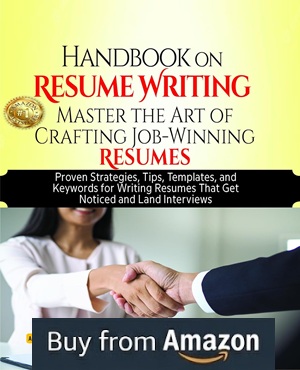 Image of Handbook On Resume writing Master the Art Of Crafting Job- Winning Resume