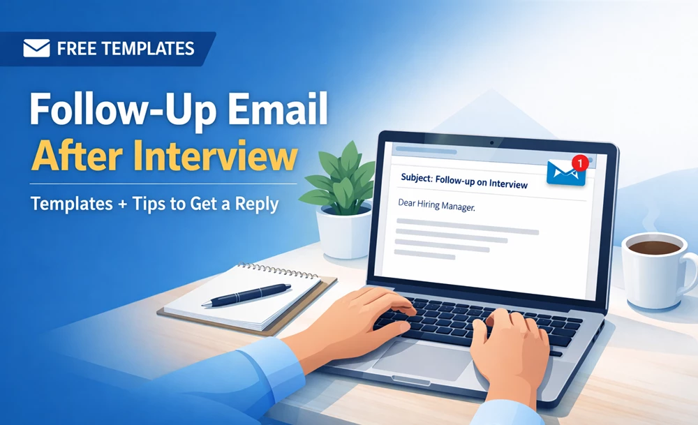 Image of Follow-up email after interview