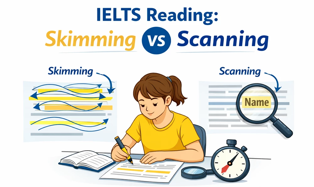 Image showing IELTs reading skimming and scanning