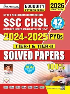 Image of SSC CHSL Tier-1 & Tier-2 Solved Papers