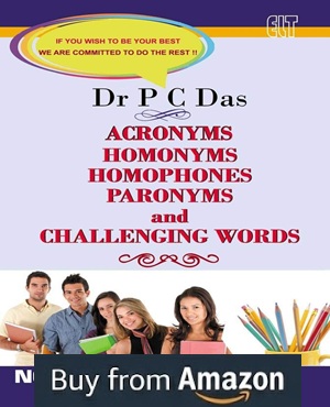 Book image of ACRONYMS HOMONYMS HOMOPHONES PARONYMS AND CHALLENGING WORDS