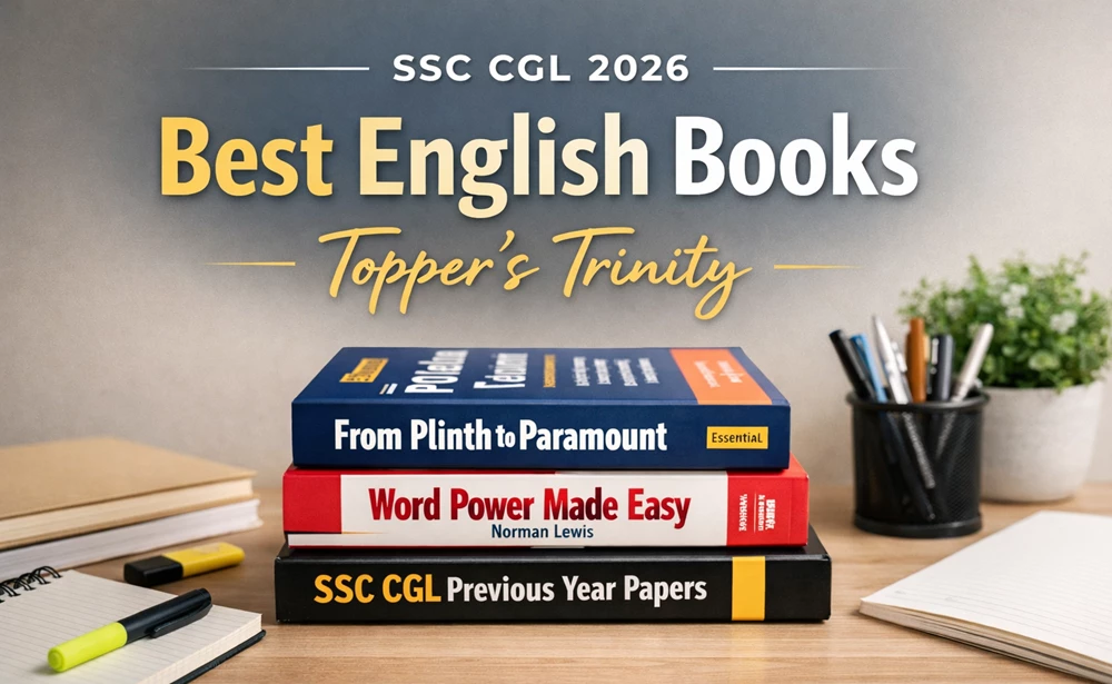 Best English books for SSC CGL 2026 – Topper’s Trinity
