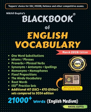 Image of Blackbook of English vocabulary 2026 Edition