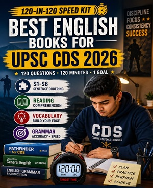 Image of UPSC CDS exam books