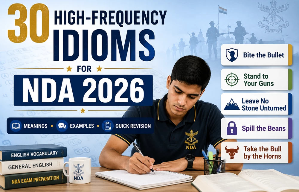 Image of high frequency idioms for NDA exam