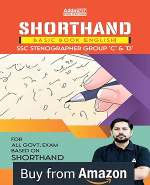 Image of SSC Stenographer Grade C & D & other Government Exams Shorthand Book