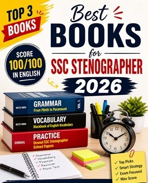 Image of SSC Stenographer Exam books for English