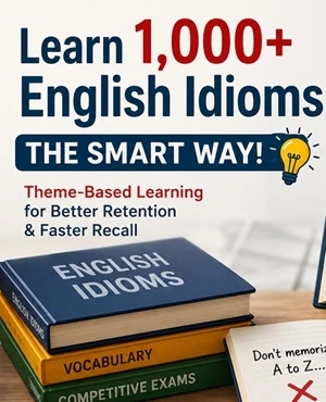Image of the best English idiom books for competitive exams