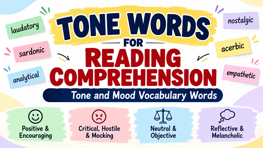 Image showing tone and mood vocabulary words