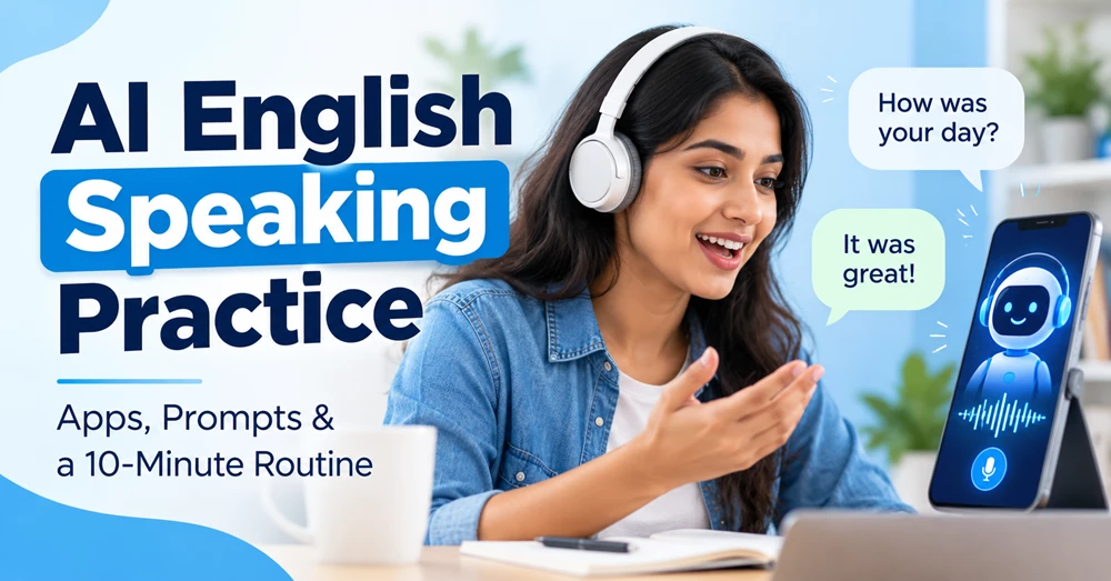 Image showing AI English speaking practice